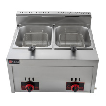 Luxury Stainless steel gas deep fryer